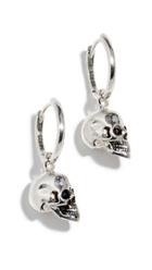 Marc Jacobs Skull Hoop Earrings