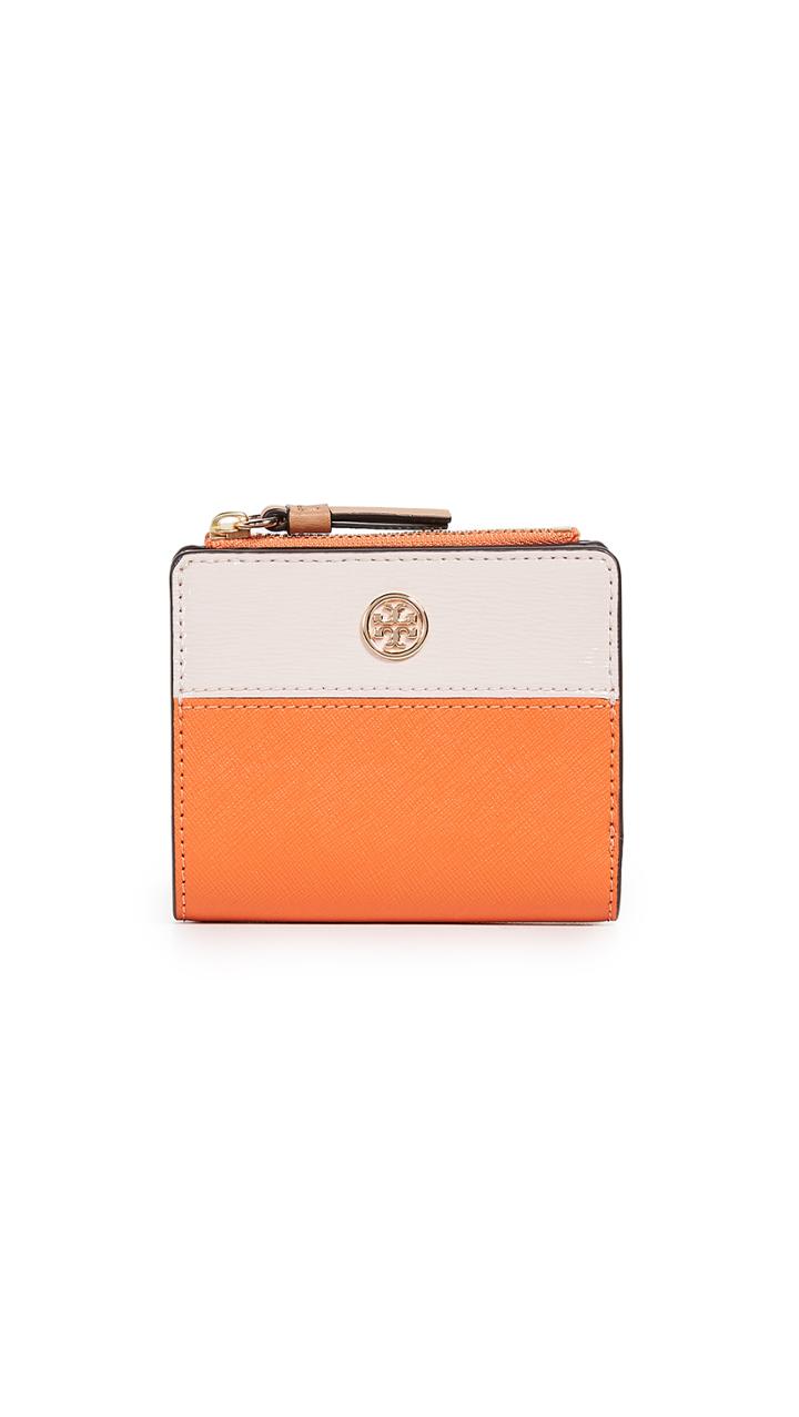 Tory Burch Robinson Colorblock Mini Wallet