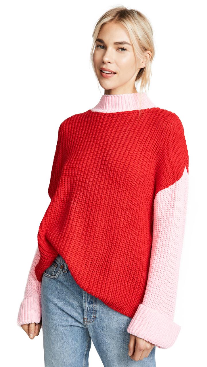 Glamorous Colorblock Sweater