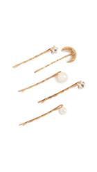 Jennifer Behr Celestial Set Of 5 Bobby Pins