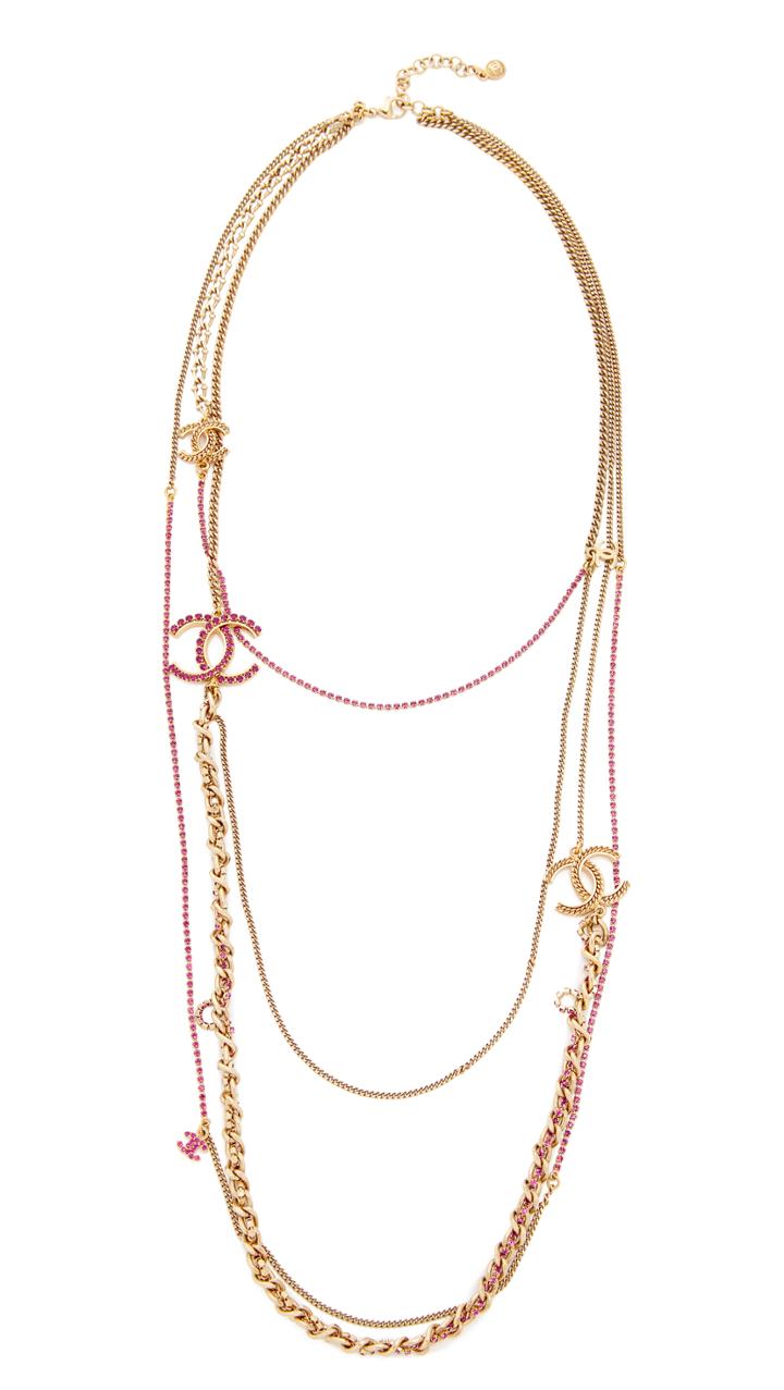 What Goes Around Comes Around Chanel Strands Necklace