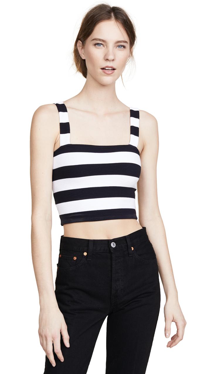 The Range Jailhouse Stripe Crop Top