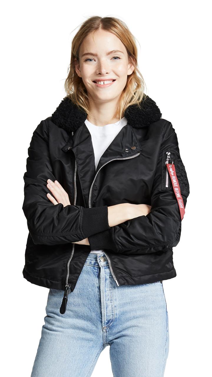 Alpha Industries B 15 Straight Hem Mod Bomber