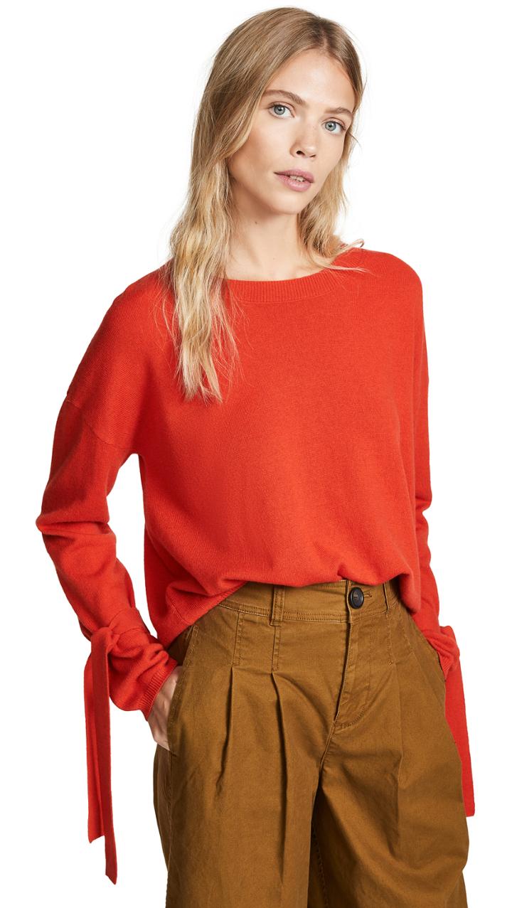 Scotch Soda Maison Scotch Cashmere Blend Relaxed Fit Crew Sweater