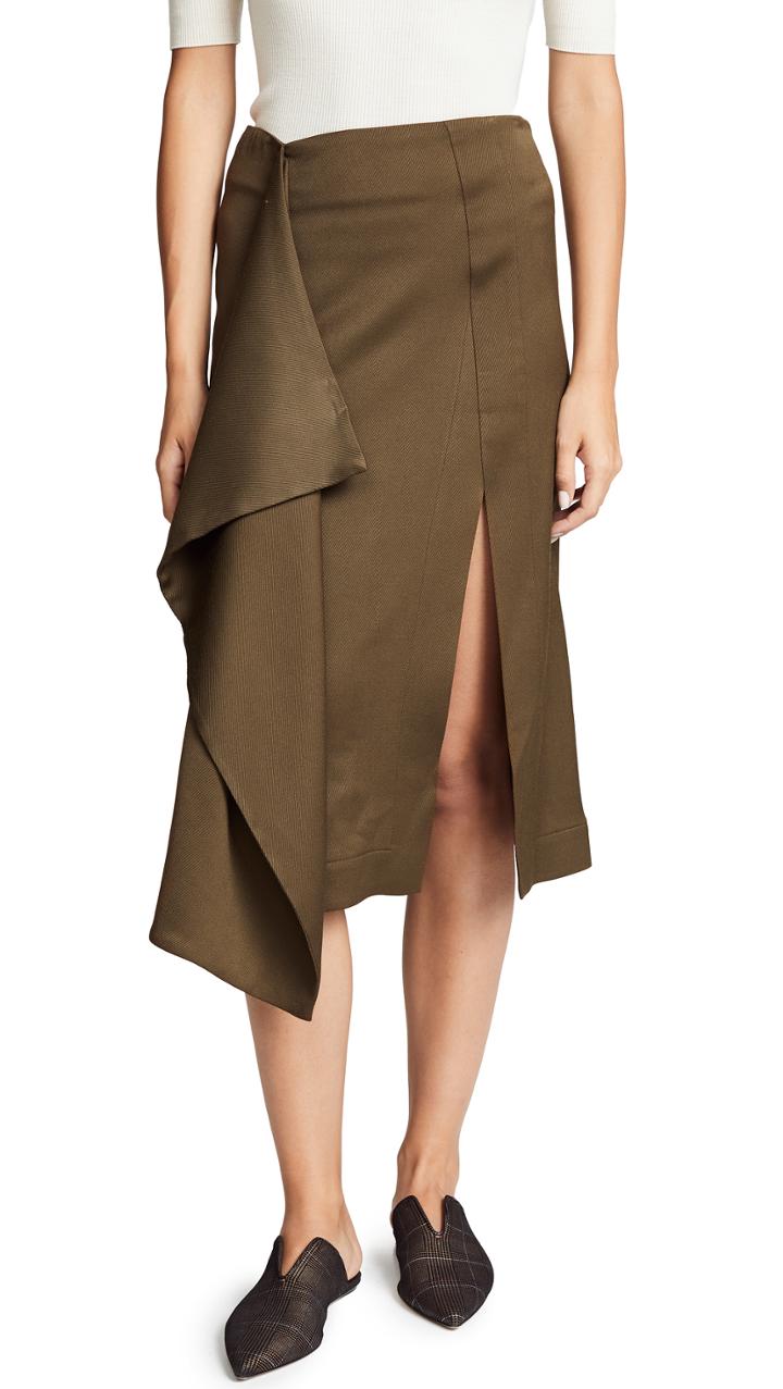 Cedric Charlier Asymmetrical Skirt