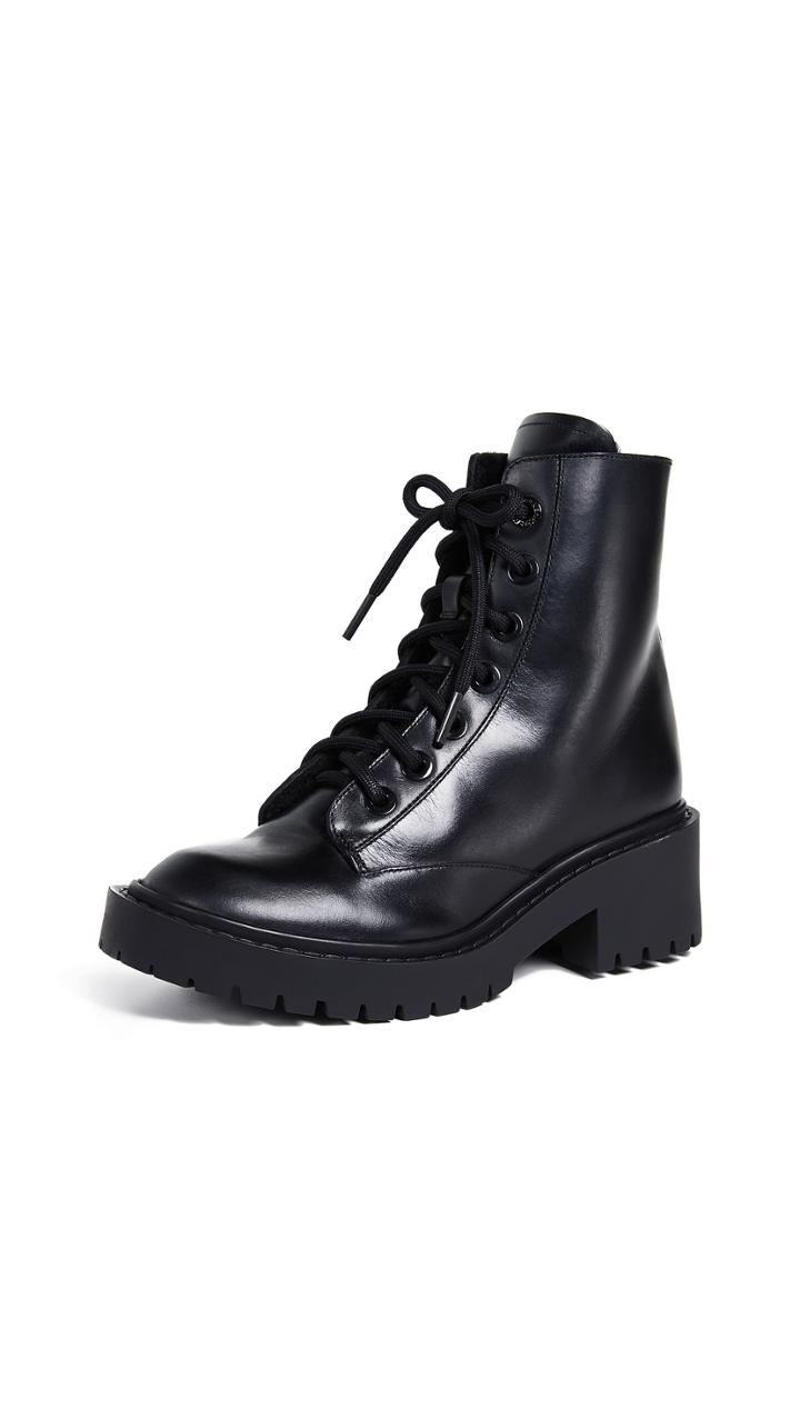 Kenzo Pike Shearling Lined Boots