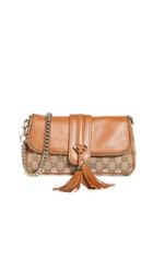 What Goes Around Comes Around Gucci Brown Canvas Marrakech Shoulder Bag