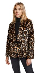 Mcq Alexander Mcqueen Short Leopard Coat