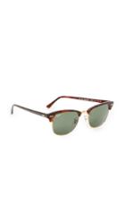 Ray Ban Rb3016 Classic Clubmaster Rimless Sunglasses