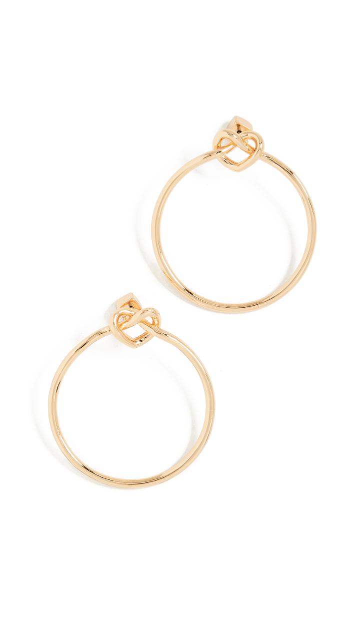 Kate Spade New York Loves Me Knot Hoop Earrings