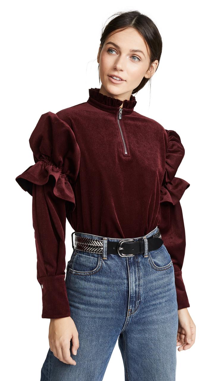 Shushu Tong Bubble Sleeve Top
