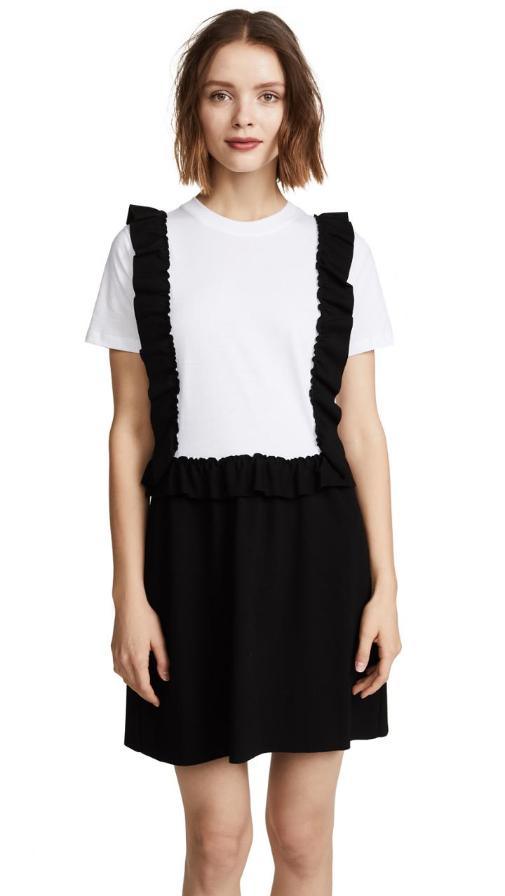 Red Valentino Pinafore Tee Dress
