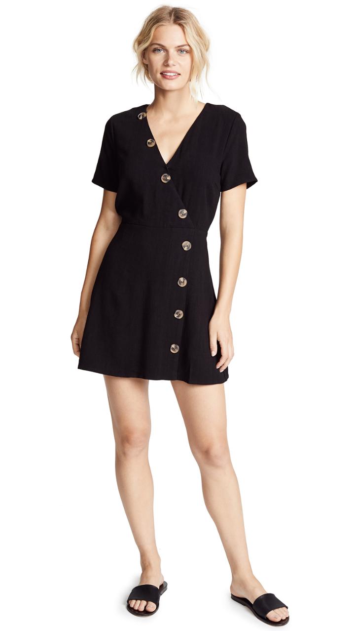 Moon River Button Front Dress