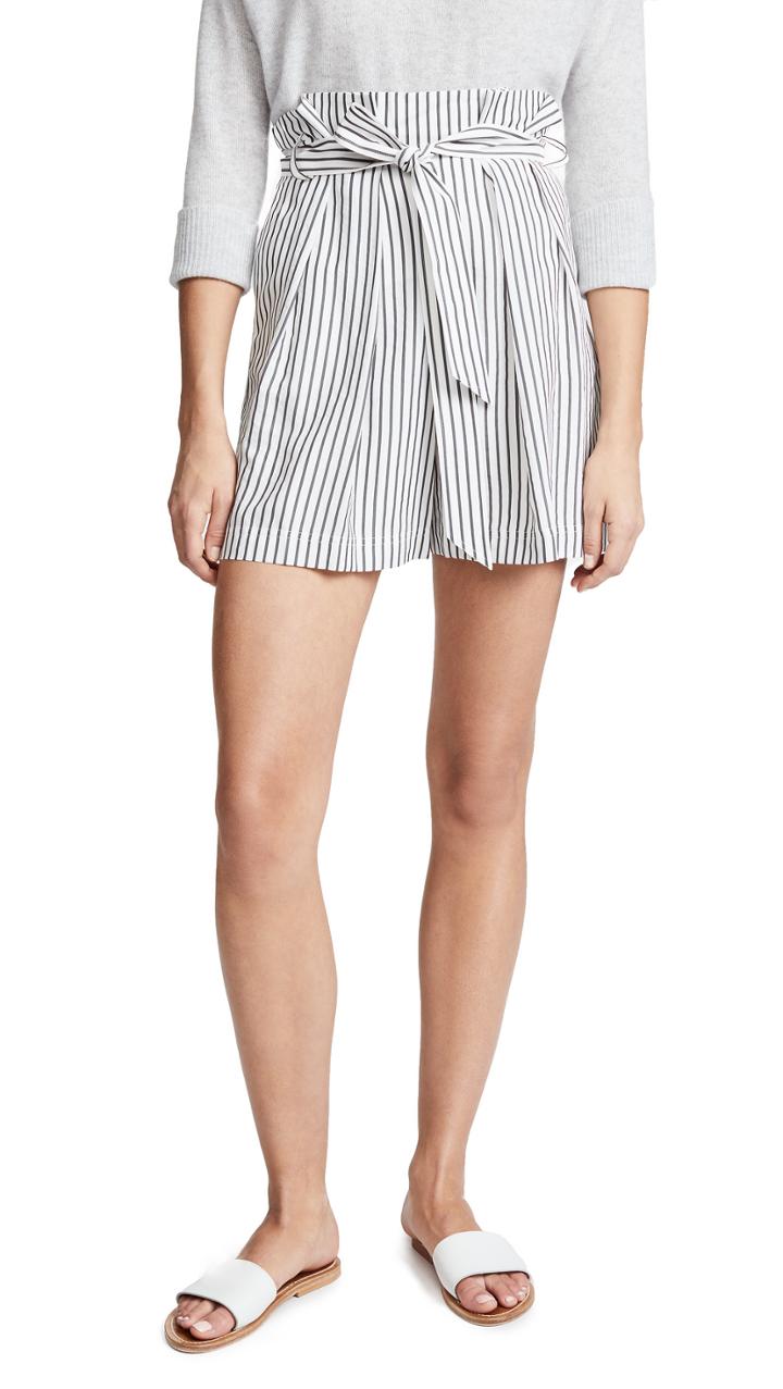 Jason Wu Grey High Waist Paper Bag Shorts