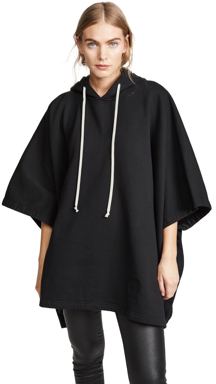 Rick Owens Drkshdw Sweatshirt Hoodie Poncho