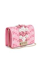 Zac Zac Posen Earthette Floral Applique Accordion Mini Crossbody
