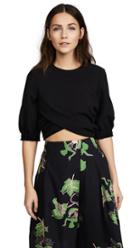 3 1 Phillip Lim Short Sleeve Twisted Cropped Tee
