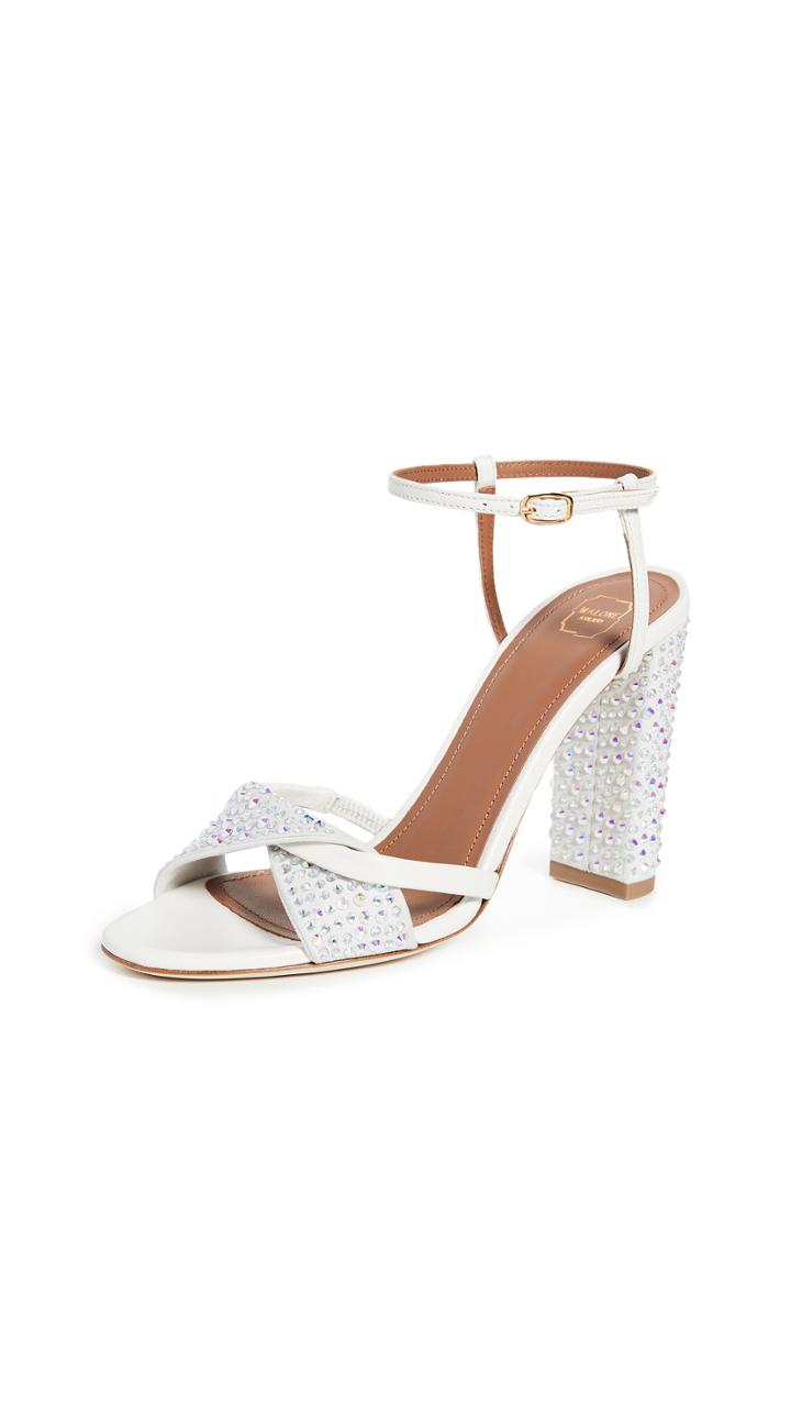 Malone Souliers Tara Ms Crystal 100mm Sandals