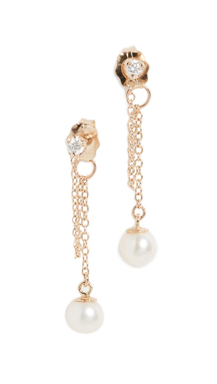 Zoe Chicco 14k Gold Diamond Studs