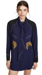 Toga Pulla Rayon Embroidery Dress