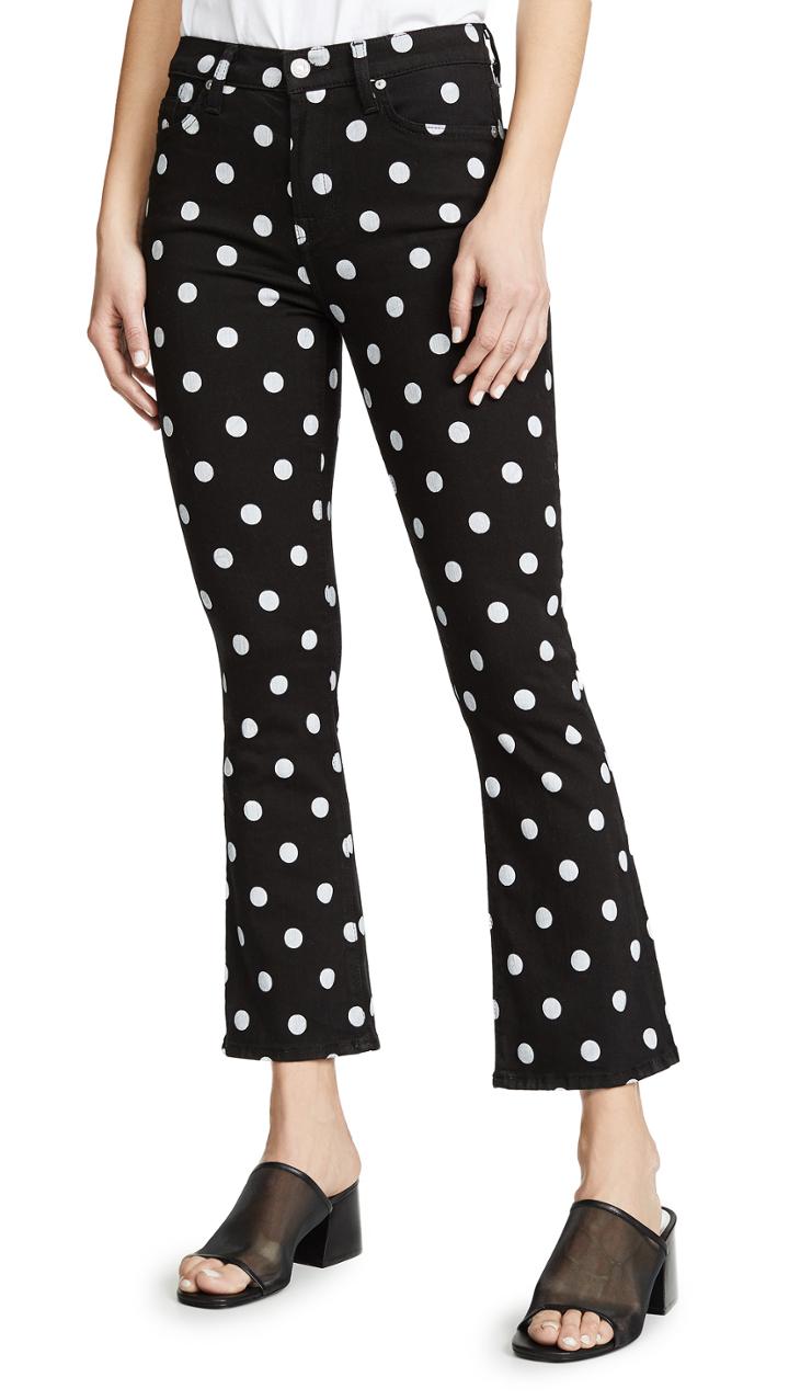 7 For All Mankind High Waist Slim Kick Jeans