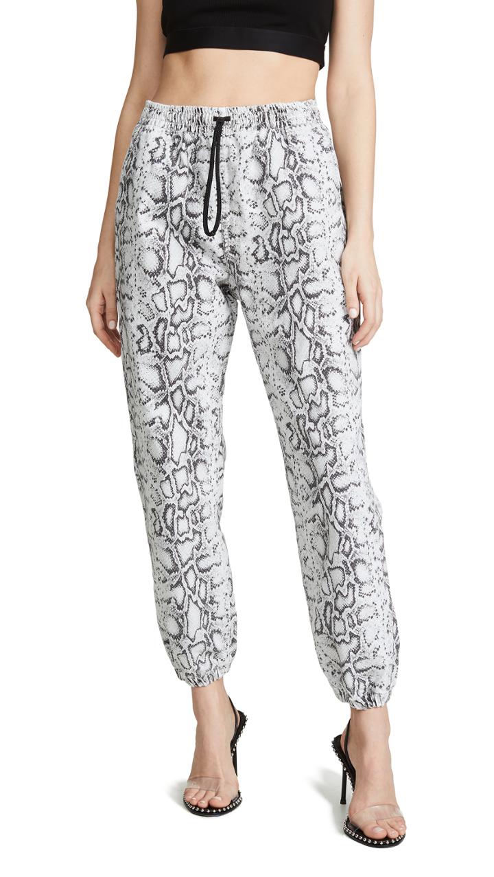 Denim X Alexander Wang Printed Jogger Pants