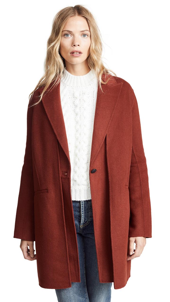 Rag Bone Kaye Coat With Removable Vest
