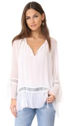Alice Olivia Luma Exaggerated Bell Sleeve Tunic
