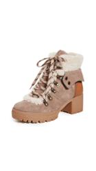 See By Chloe Eileen Mid Shearling Hiker Boots