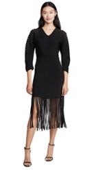 Yigal Azrouel Fringe Hem Dress