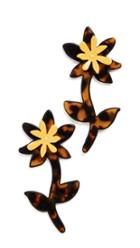 Baublebar Resin Daisy Flower Drop Earrings