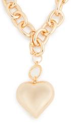 Kenneth Jay Lane Puffed Heart Necklace