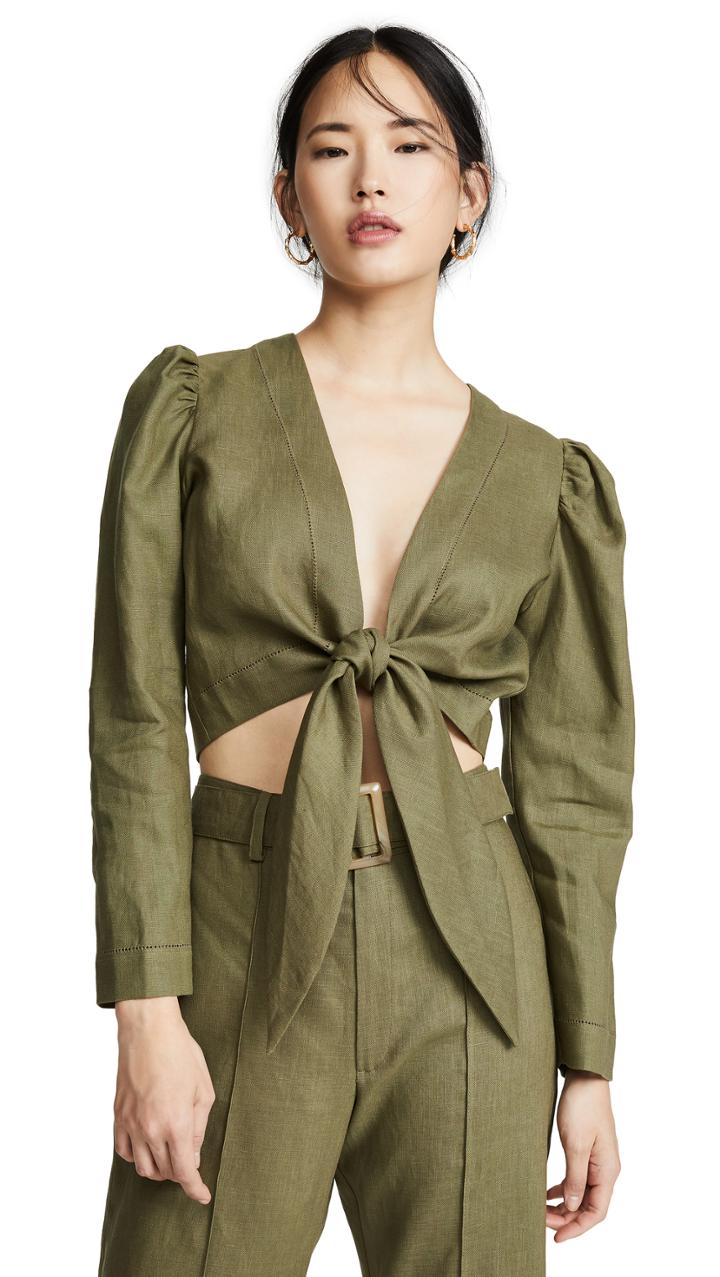 Lisa Marie Fernandez Pouf Blouse