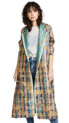 Forte Forte Sea Roses Jacquard Coat
