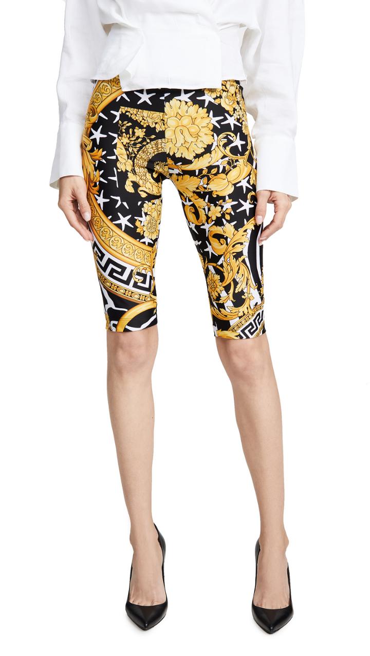 Versace Printed Bike Shorts