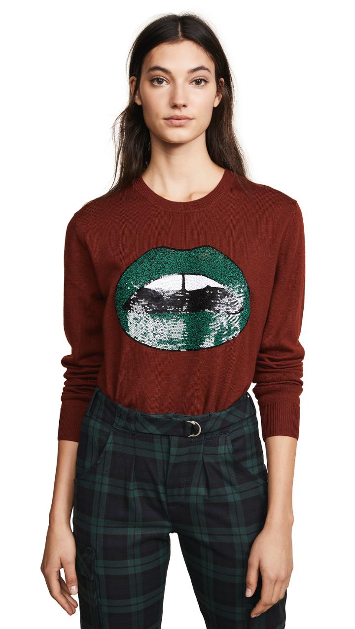 Markus Lupfer Natalie Lip Sweater