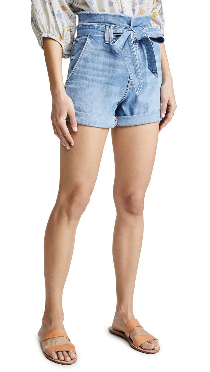 7 For All Mankind Paperbag Shorts