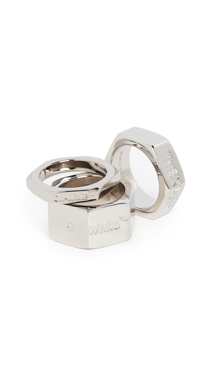Off White Bolt Ring