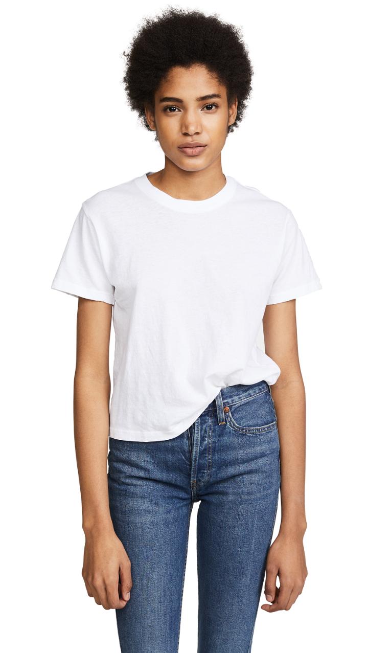 Re Done X Hanes Real Tee