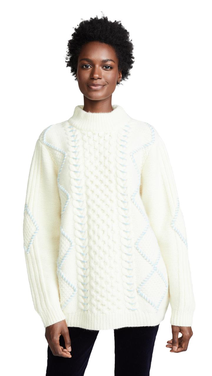 Vilshenko Masha Cable Knit Jumper