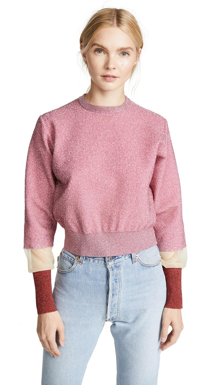 Toga Pulla Lame Knit Pullover