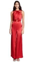 Vatanika Hammered Satin Draped Skirt