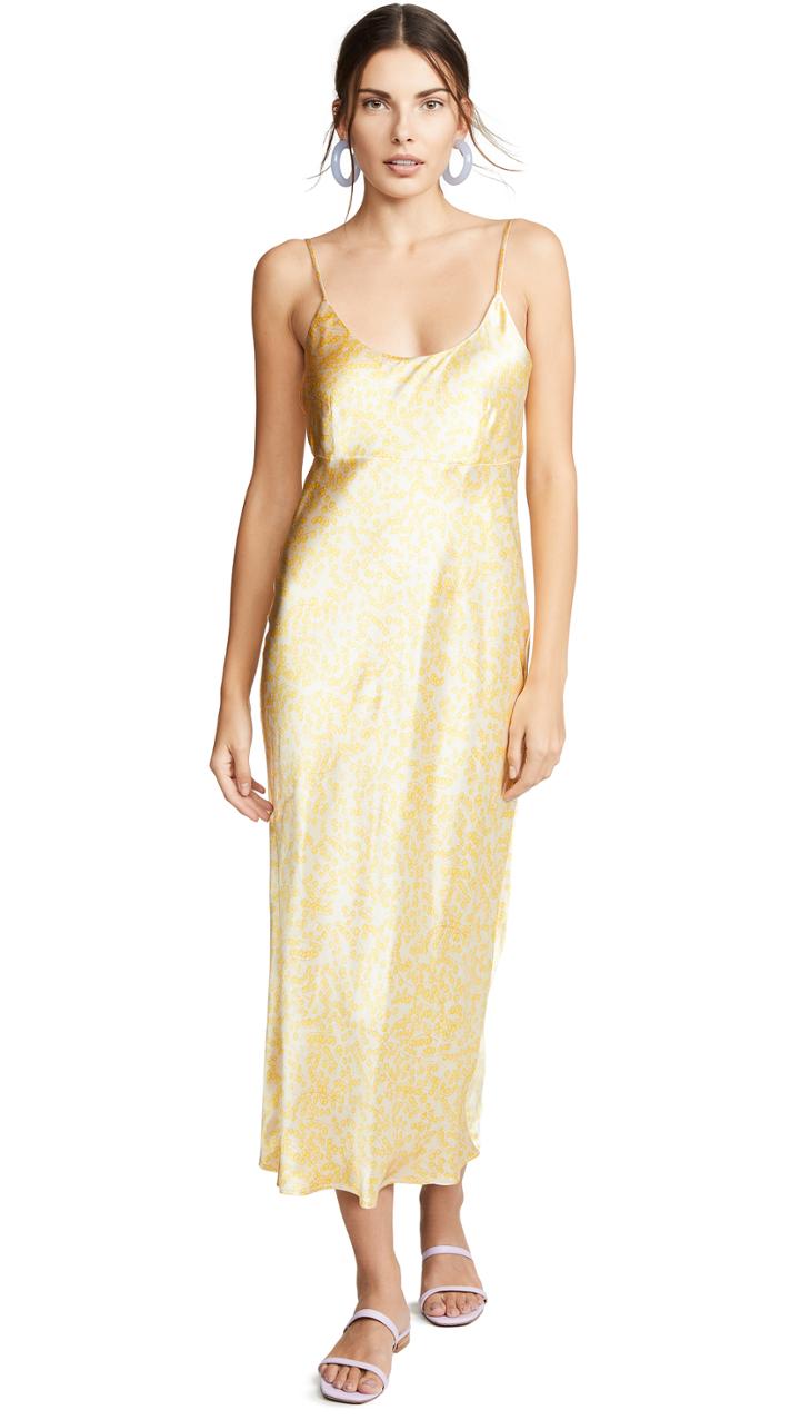 Ganni Heavy Satin Dress