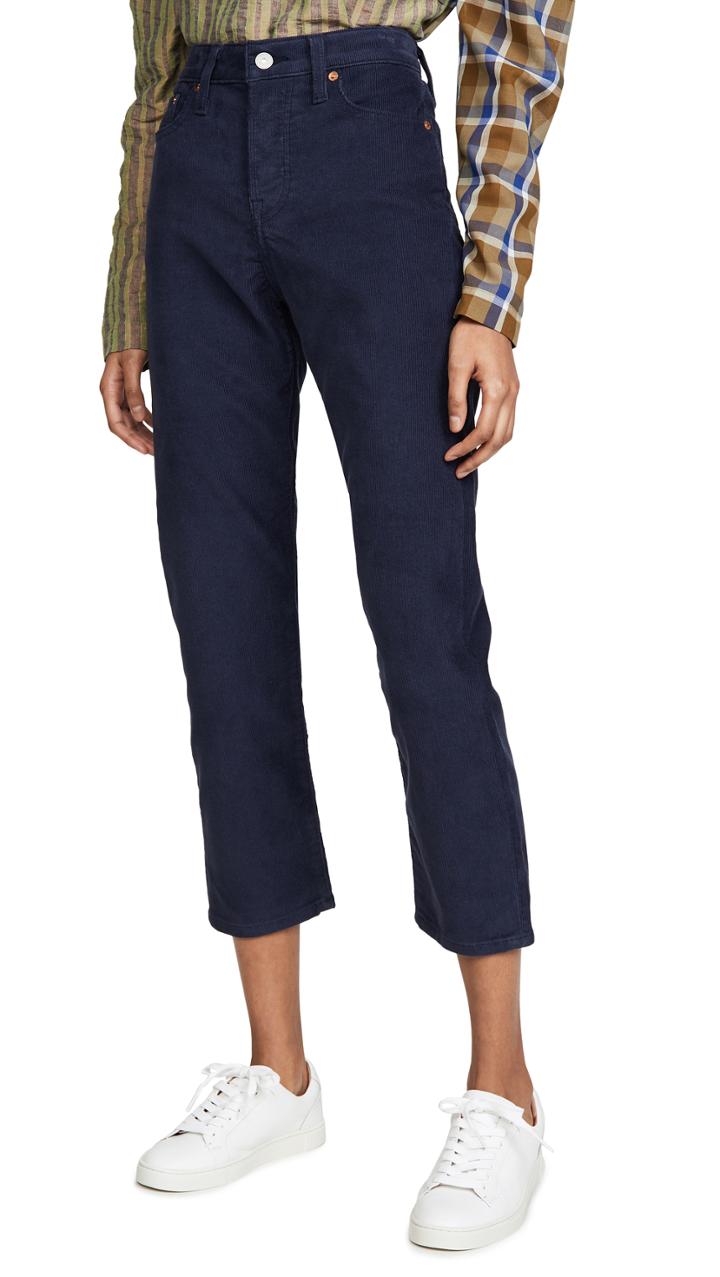 Levi S Wedgie Straight Corduroy Pants