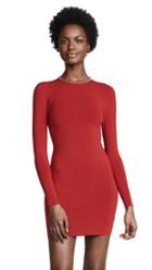 Alexander Wang Dress With Tubular Ball Chain Neckline