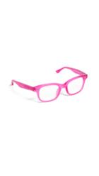 Matthew Williamson Neon Pink Square Glasses