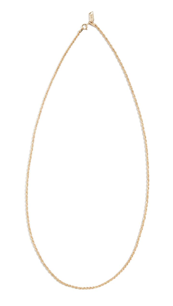 Loren Stewart 14k Rope Chain Necklace