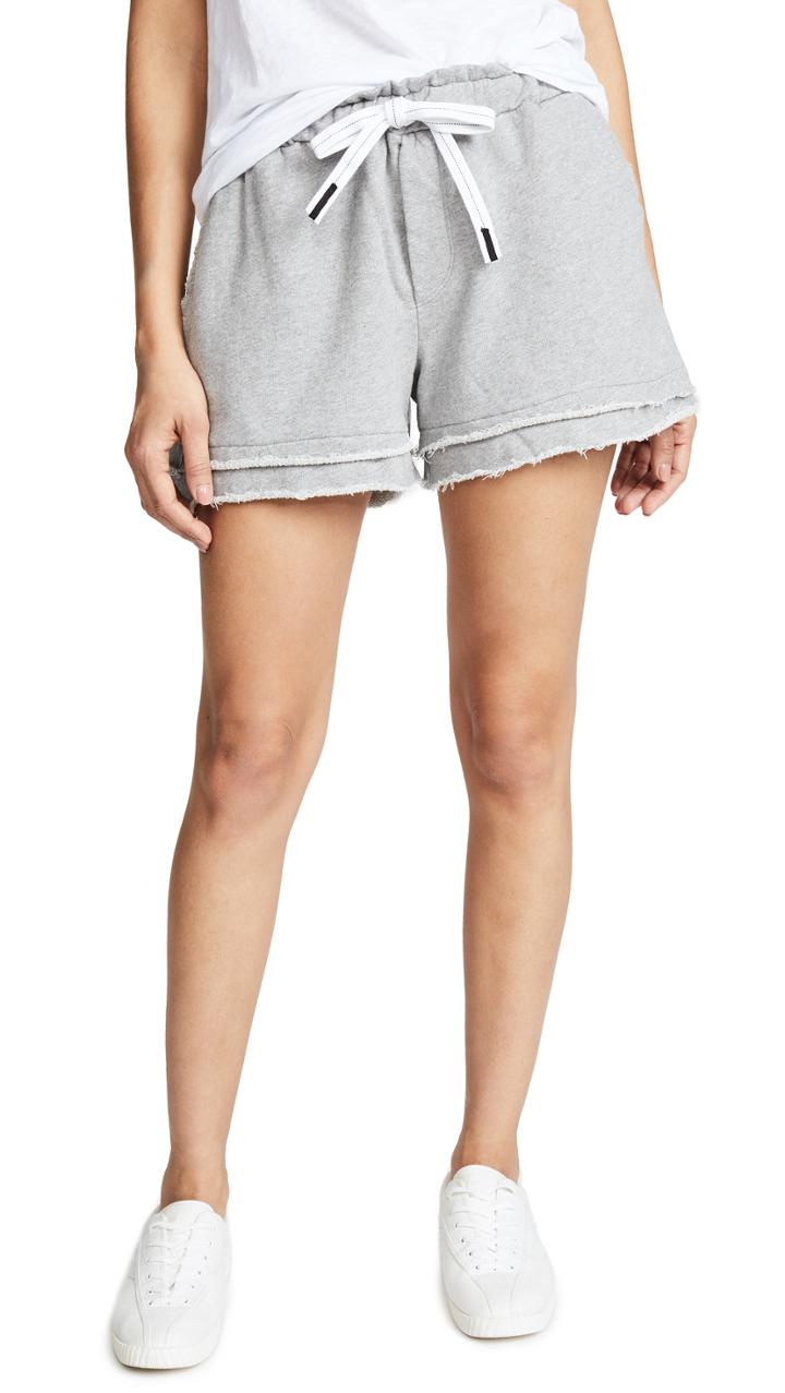 Stateside Raw Edge Sweatshorts