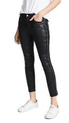 7 For All Mankind B Air Coated High Waisted Skinny Jeans