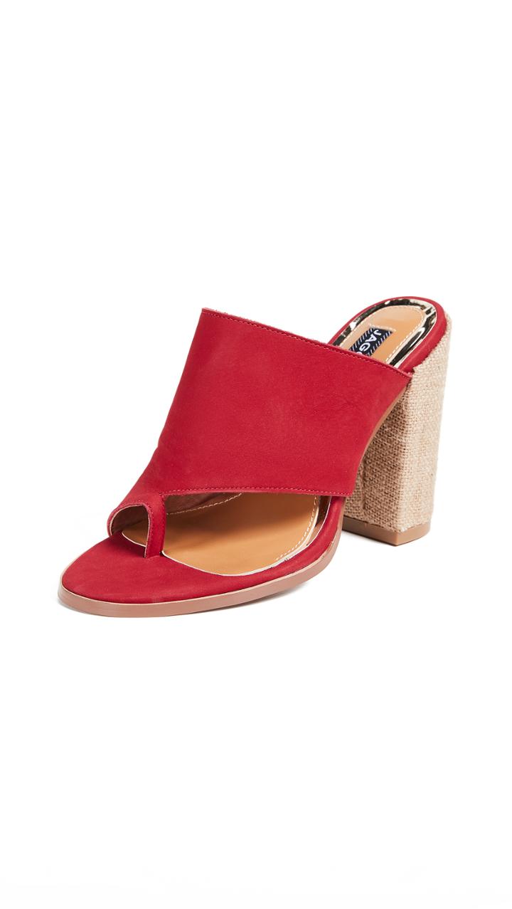 Jaggar Juxtaposed Toe Ring Sandals